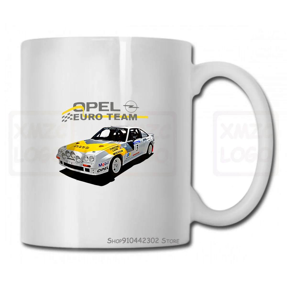 Гоночная мягкая кружка Opel Manta 400 с еврокомандой ралли Gr.B Wrc гоночная футболка