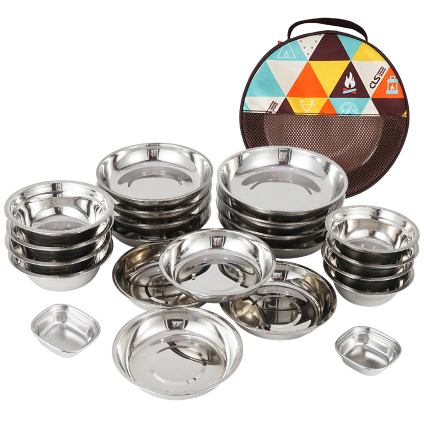 Набор посуды из нержавеющей стали, портативный набор тарелок для кемпинга на открытом воздухе, сверхпрочная безопасная гладкая посуда из нержавеющей стали для пищевых продуктов
Набор посуды из нержавеющей стали, портативный набор тарелок для кемпинга на открытом воздухе, сверхпрочная безопасная гладкая посуда из нержавеющей стали для пищевых продуктов