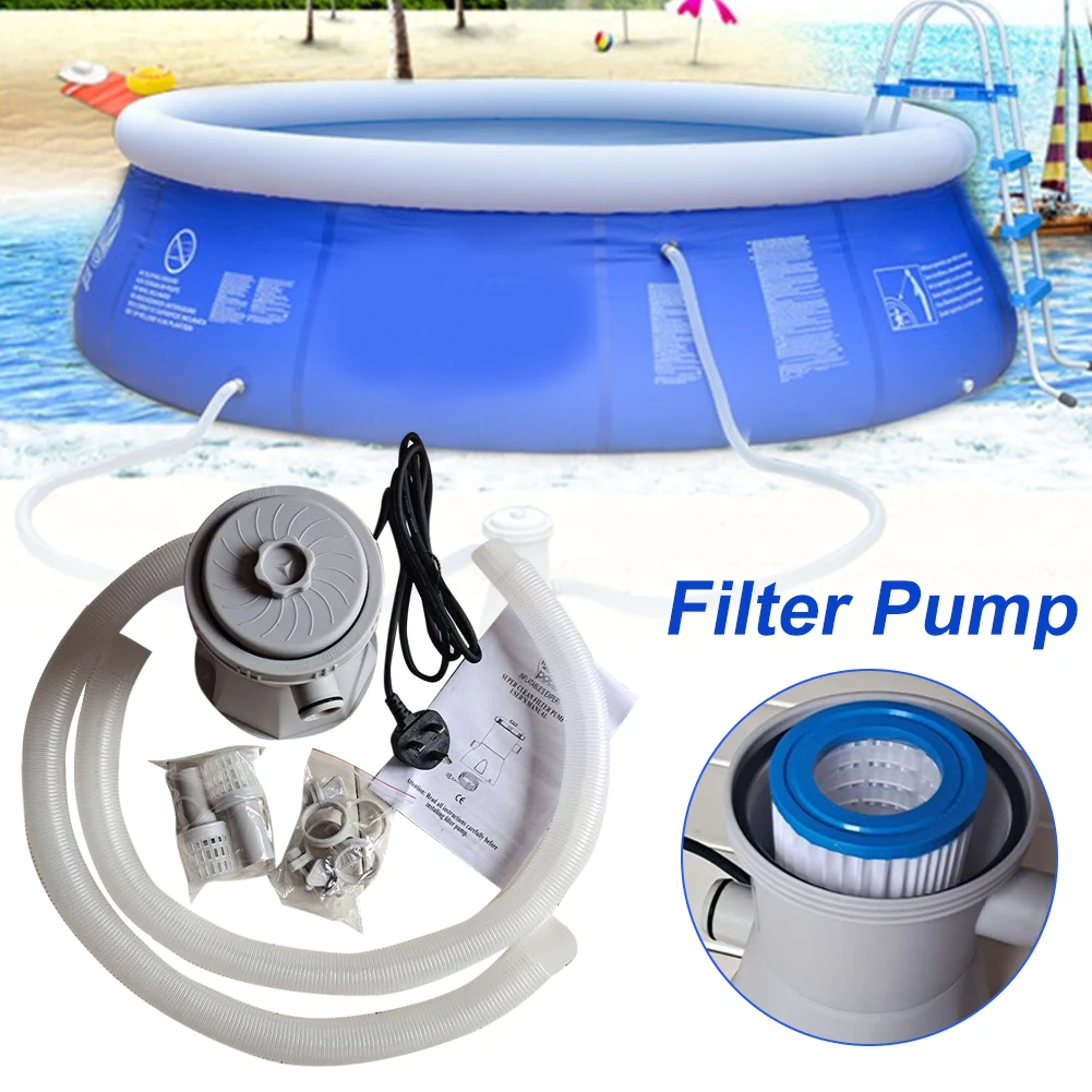 300 Gallons Pool Filter Pump Above Ground With Filter Pump Cartridge For Swimming Pool Fountain Ponds Dropshipping
300 Gallons Pool Filter Pump Above Ground With Filter Pump Cartridge For Swimming Pool Fountain Ponds Dropshipping