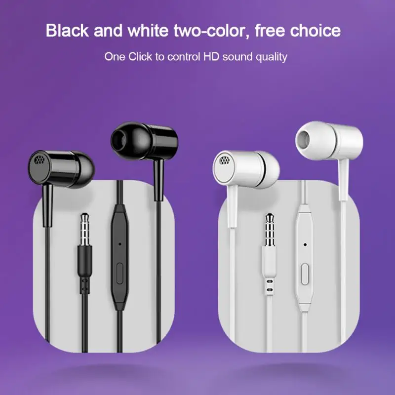 2 Color Optional 3.5MM In-ear Wired Earphone With Mic Earbuds Headset For IPhone Xiaomi Cell Phone Computer Headphone
2 Color Optional 3.5MM In-ear Wired Earphone With Mic Earbuds Headset For IPhone Xiaomi Cell Phone Computer Headphone
