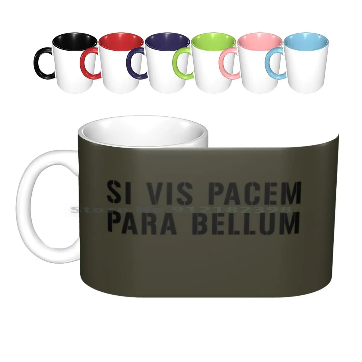 Керамические кружки Si Vis Pacem Para Bellum кофейные чашки Кружка для молока и чая если вы