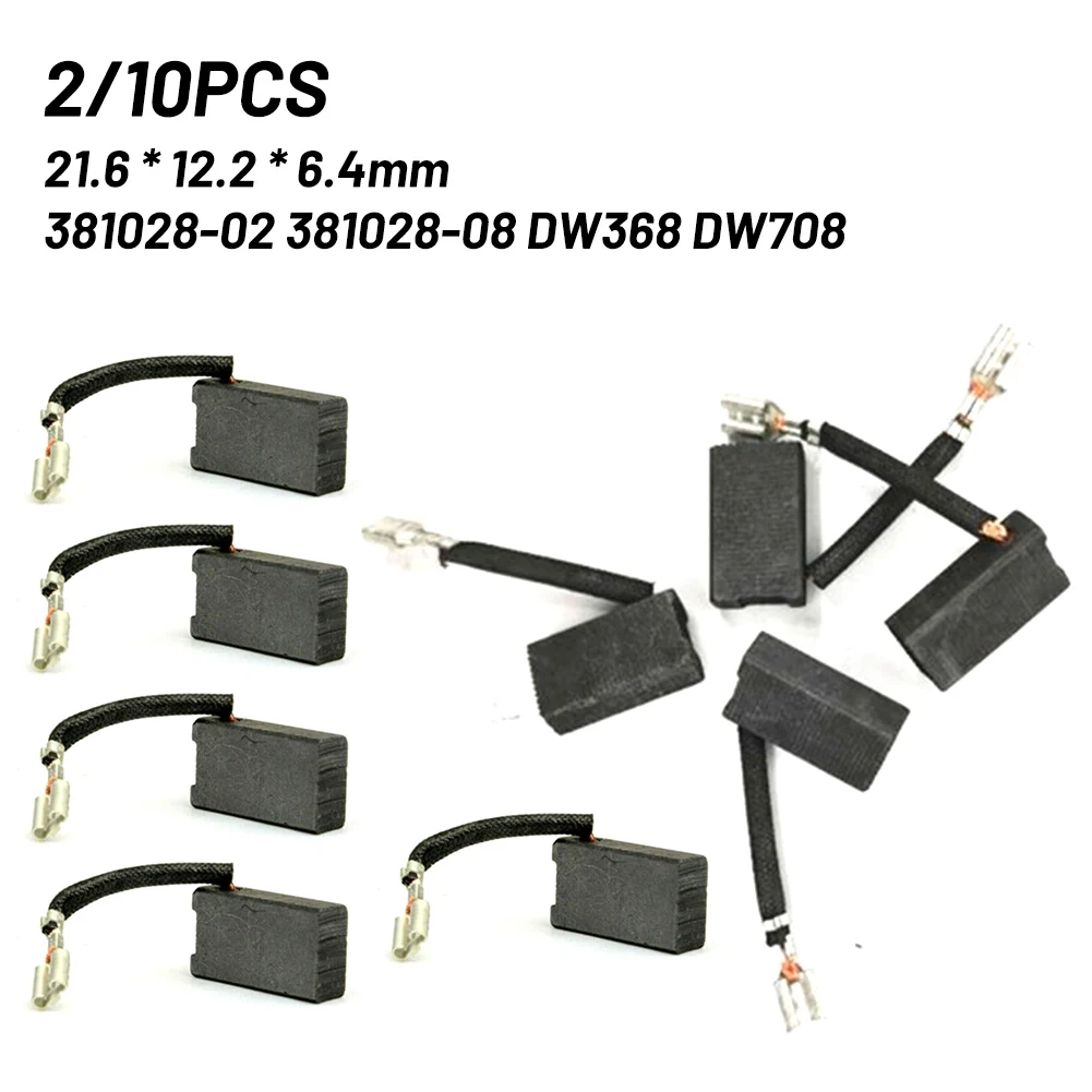 2/10* Carbon Motor Brushes Compatible 6.4 * 12.2 *21.6mm For DW718/DWS780/DW717 381028-08 Miter Saw
2/10* Carbon Motor Brushes Compatible 6.4 * 12.2 *21.6mm For DW718/DWS780/DW717 381028-08 Miter Saw