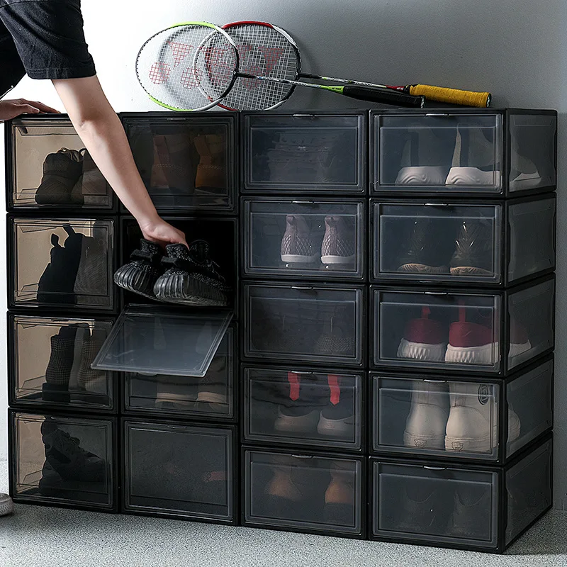 Transparent Shoes Box Sneaker Basketball Shoes Storage Organizer Dustproof Antimoisture Shoes Wall Collection Sundries Cabinet
Transparent Shoes Box Sneaker Basketball Shoes Storage Organizer Dustproof Antimoisture Shoes Wall Collection Sundries Cabinet