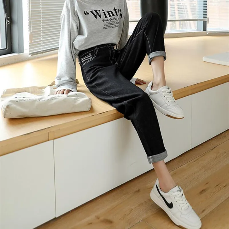 Woman Jeans High Waist Clothes Wide Leg Denim Clothing Blue Streetwear Vintage Quality 2020 Fall Fashion Harajuku Straight Pants
Woman Jeans High Waist Clothes Wide Leg Denim Clothing Blue Streetwear Vintage Quality 2020 Fall Fashion Harajuku Straight Pants
