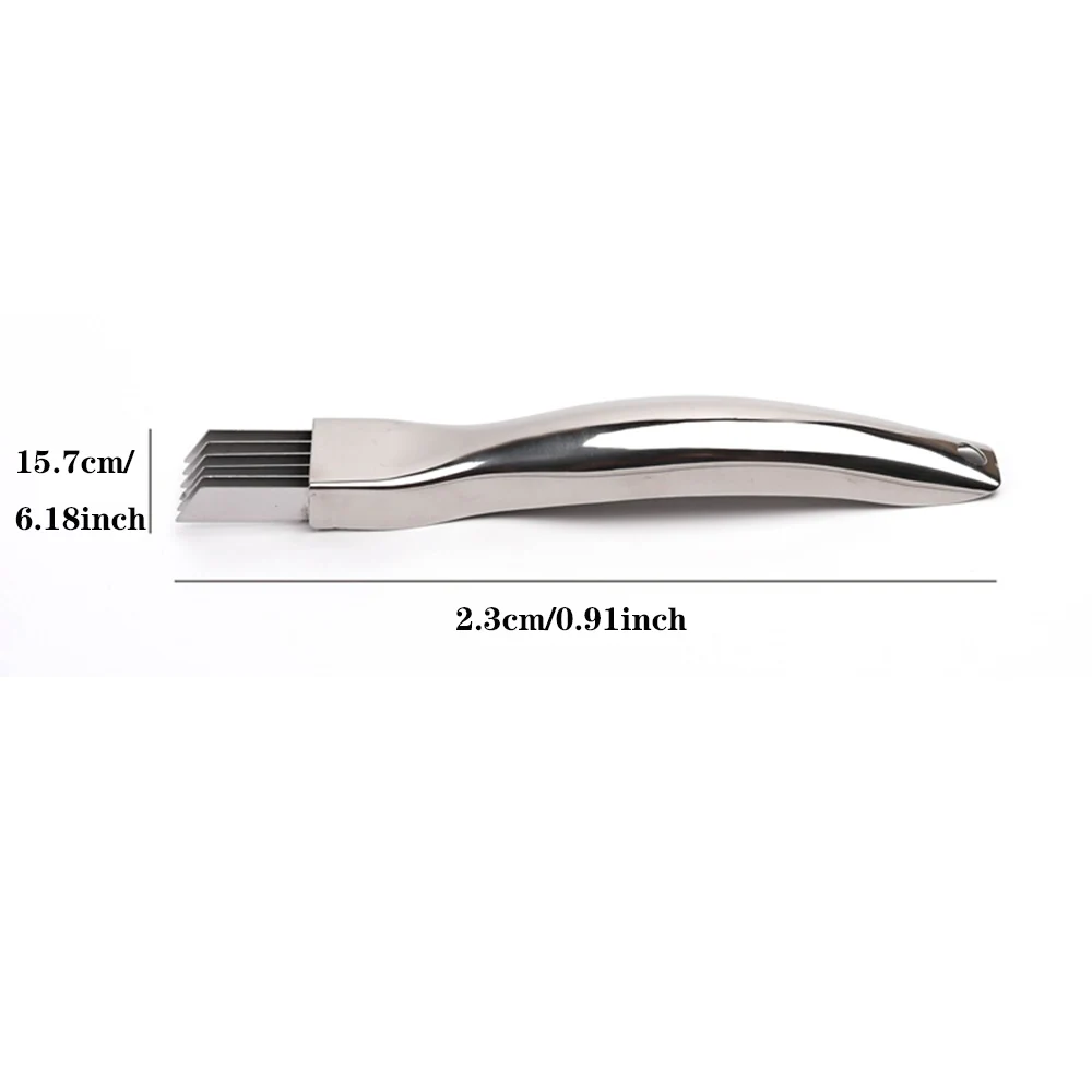 1 Pcs Home Stainless Steel Scallion Onion Vegetable Shredder Knife Cutter Tool Kitchen Supplies
1 Pcs Home Stainless Steel Scallion Onion Vegetable Shredder Knife Cutter Tool Kitchen Supplies