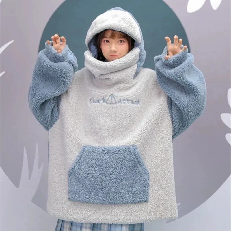 Loose Hoodie Sweater for Woman Kawaii Sunlight Girls Streetwear Hoodie Unique Design Autistic Shark Female Hoodie Sweater
Loose Hoodie Sweater for Woman Kawaii Sunlight Girls Streetwear Hoodie Unique Design Autistic Shark Female Hoodie Sweater