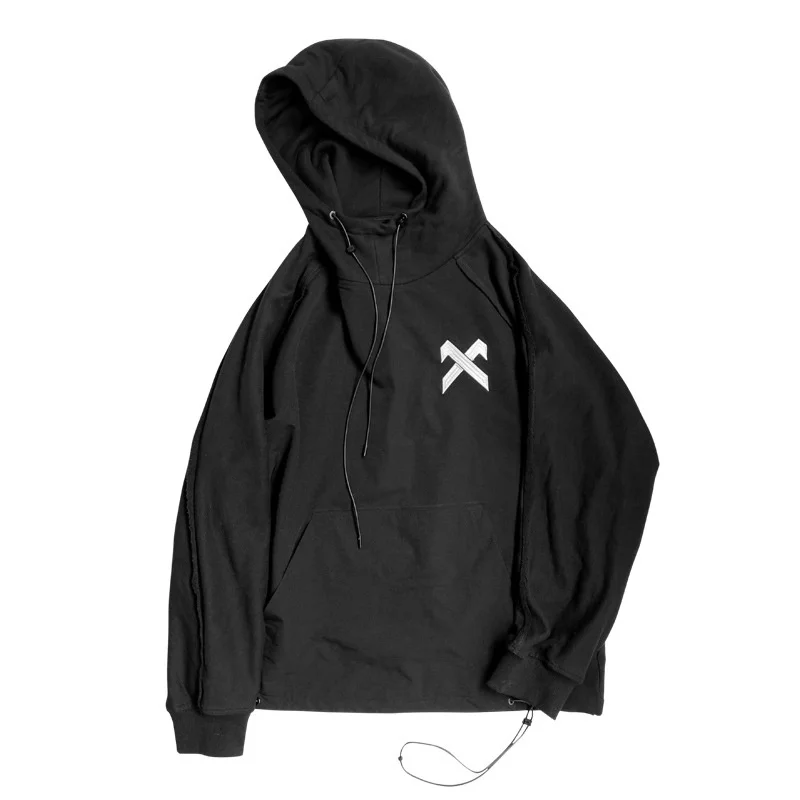 Autumn national fashion high collar sweater men's loose hip hop Pullover Hoodie
Autumn national fashion high collar sweater men's loose hip hop Pullover Hoodie