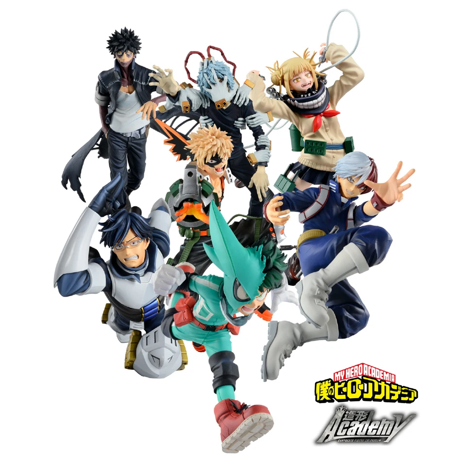 Оригинальный Banpresto My Hero Academy All Might Midoriya Izuku Bakugou Katsuki Todoroki Shouto ПВХ фигурка модель