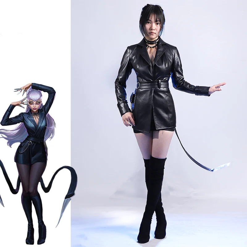Круче кДа Evelynn Косплэй костюм Лига Легенд кДа Косплэй игра круче Evelynn сексуальный костюм с котом Для женщин очки на Хэллоуин
Круче кДа Evelynn Косплэй костюм Лига Легенд кДа Косплэй игра круче Evelynn сексуальный костюм с котом Для женщин очки на Хэллоуин