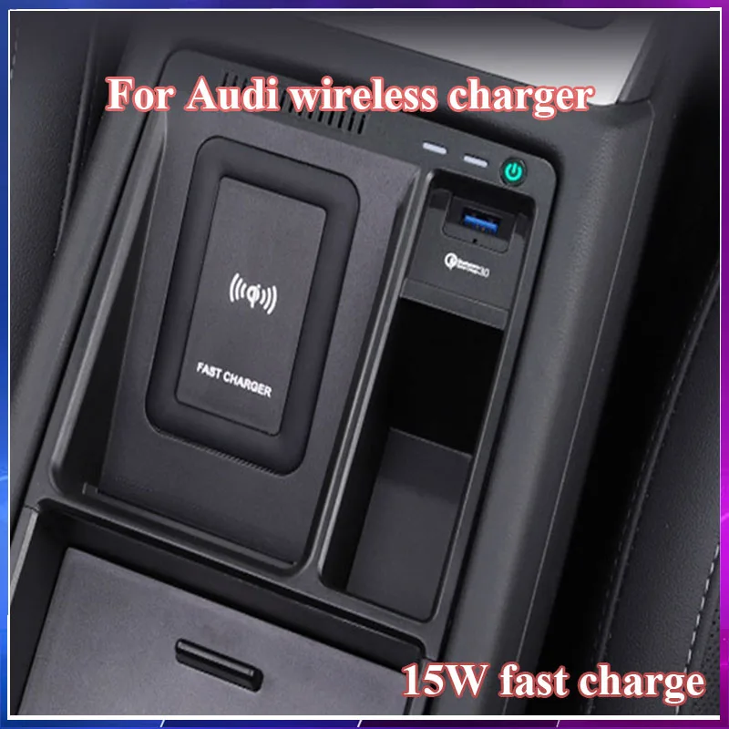 Ouchuangbo 15W wireless charger car for Audi A6 C7 RS6 A7 A4L B9 A5 Q5 A6L Fast charging phone accessories
Ouchuangbo 15W wireless charger car for Audi A6 C7 RS6 A7 A4L B9 A5 Q5 A6L Fast charging phone accessories