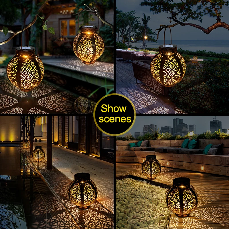 Hanging Solar Lanterns Retro Hollow Solar Lights with Handle Outdoor Solar Garden Lights Decor for Yard Tree Fence Patio Bronze
Hanging Solar Lanterns Retro Hollow Solar Lights with Handle Outdoor Solar Garden Lights Decor for Yard Tree Fence Patio Bronze