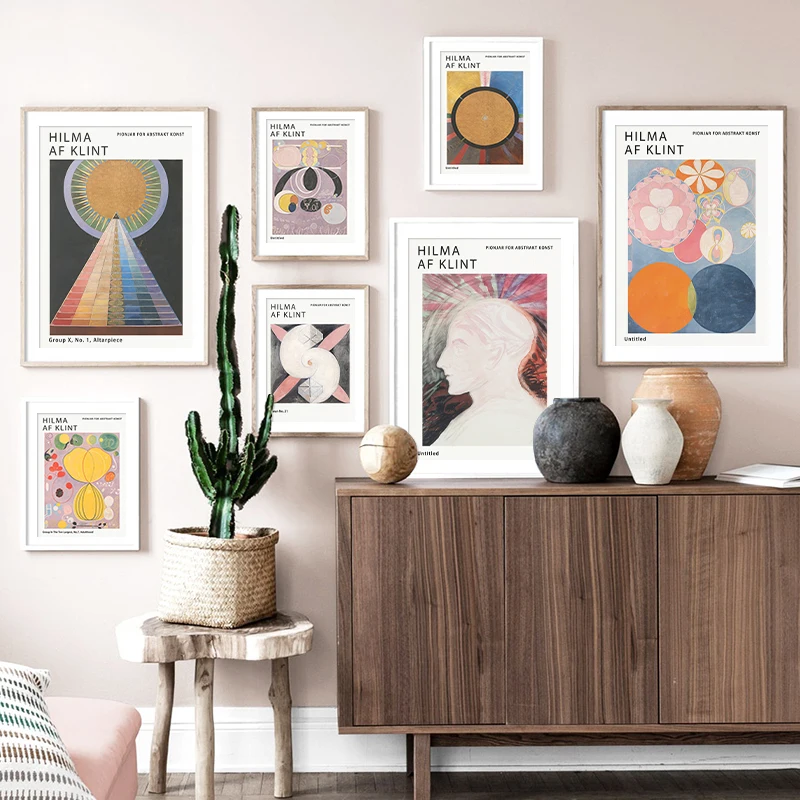 Hilma af Klint Museum ExhibitionPainting Print Swedish Abstract Geometric Artwork Canvas Poster Wall Art Pictures Gallery Decor
Hilma af Klint Museum ExhibitionPainting Print Swedish Abstract Geometric Artwork Canvas Poster Wall Art Pictures Gallery Decor