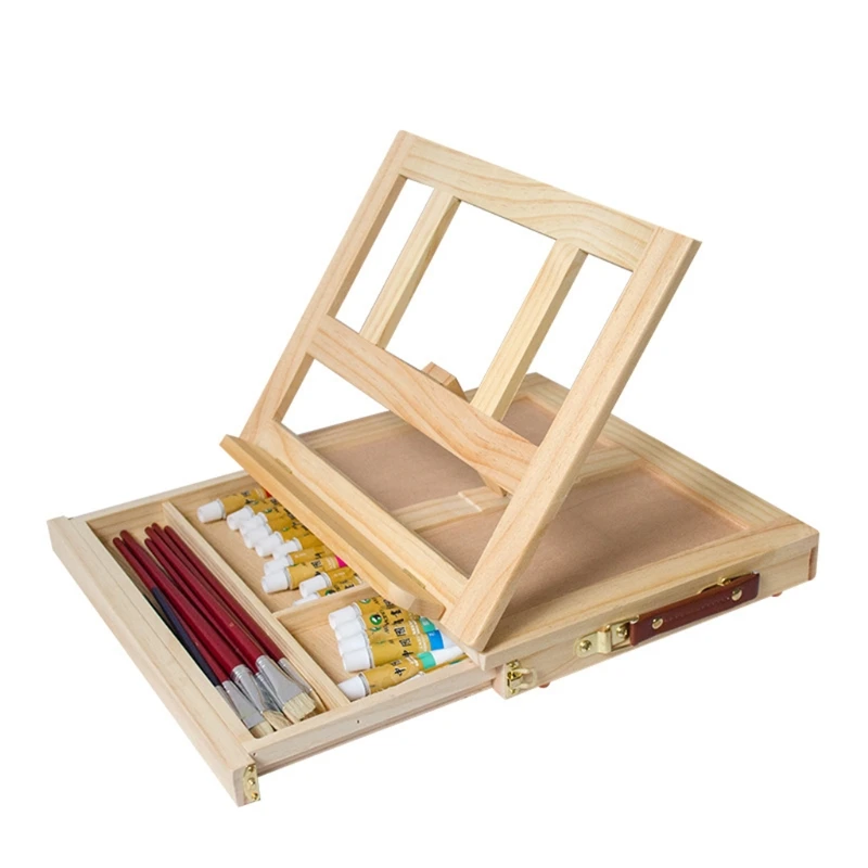Tabletop Easel Art Easel Desktop Easel for Painting, Premium Wooden Sketchbox Easel, Desktop Painting Easel for Student
Tabletop Easel Art Easel Desktop Easel for Painting, Premium Wooden Sketchbox Easel, Desktop Painting Easel for Student