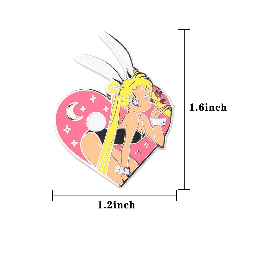 K3231 Kawaii Anime Girl Hard Enamel Pin Fashion Cartoons Animal Kawaii Rabbit Brooch Anime Fan Collecting Badge Unique Gift
K3231 Kawaii Anime Girl Hard Enamel Pin Fashion Cartoons Animal Kawaii Rabbit Brooch Anime Fan Collecting Badge Unique Gift