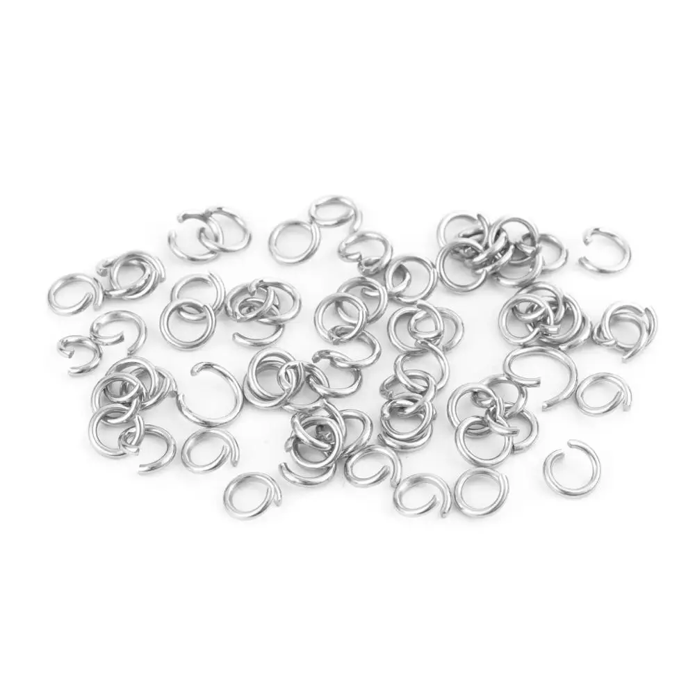200pcs/lot Stainless Steel Open Jumping Rings Single Circle Round Connectors For Jewelry Necklace Chain Links DIY Jewelry Making
200pcs/lot Stainless Steel Open Jumping Rings Single Circle Round Connectors For Jewelry Necklace Chain Links DIY Jewelry Making