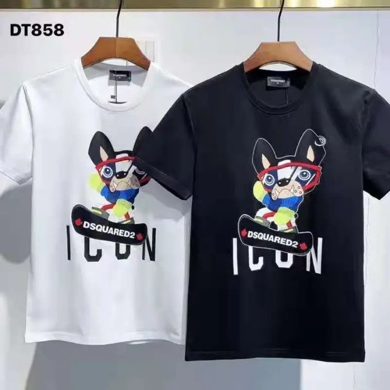 DSQUARED2 Women/Men's Creative Letter Print Trendy Cotton Summer Top DT858# 
DSQUARED2 Women/Men's Creative Letter Print Trendy Cotton Summer Top DT858#