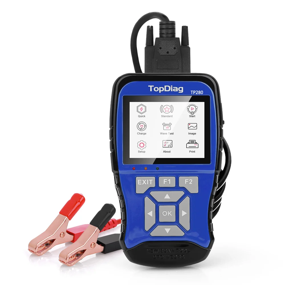 12V Car Battery Tester Circuit Tester Fast Charge Diagnostic 100 to 2000CCA TP280 Automotive Battery Analyzer Auto Check Tool 
12V Car Battery Tester Circuit Tester Fast Charge Diagnostic 100 to 2000CCA TP280 Automotive Battery Analyzer Auto Check Tool