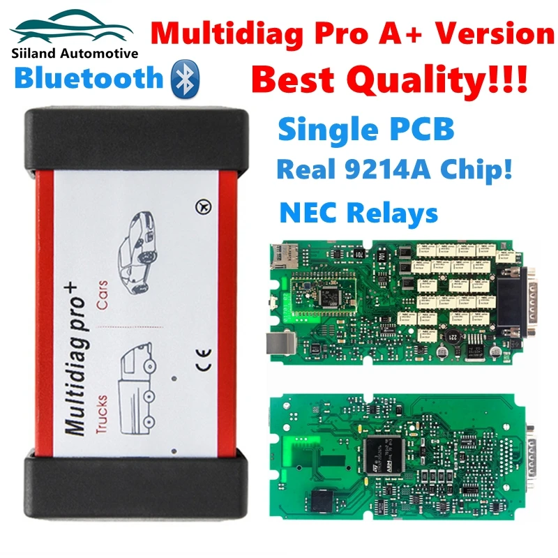 Автомобильный сканер Multidiag Pro 2017.R3 BT4.3 9241 FT232RQ TCS PRO OBD2, реле NEC Keygen 2017R3, лучшее качество
Автомобильный сканер Multidiag Pro 2017.R3 BT4.3 9241 FT232RQ TCS PRO OBD2, реле NEC Keygen 2017R3, лучшее качество