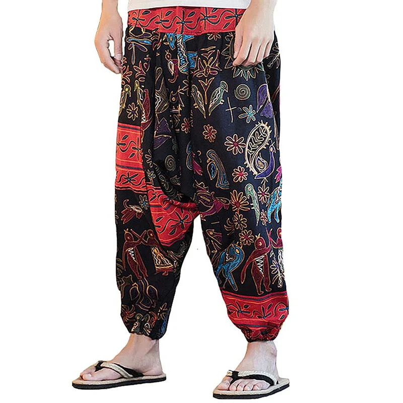 Baggy Cotton Linen Harem Pants Men Hip-hop Women Plus Size Wide Leg Trousers Casual Vintage Long Pants Pantalones Hombre
Baggy Cotton Linen Harem Pants Men Hip-hop Women Plus Size Wide Leg Trousers Casual Vintage Long Pants Pantalones Hombre