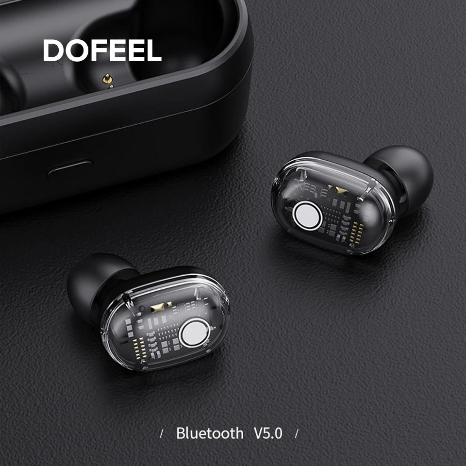 Мини Bluetooth 5 0 наушники TWS беспроводные стерео шумоподавляющие спортивные