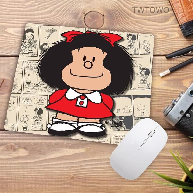Promotion Russia Boy Pad Cartoon Mafalda Comfort Mouse Mat Gaming Mousepad Size for 18x22cm Rubber Mouse Mats
Promotion Russia Boy Pad Cartoon Mafalda Comfort Mouse Mat Gaming Mousepad Size for 18x22cm Rubber Mouse Mats