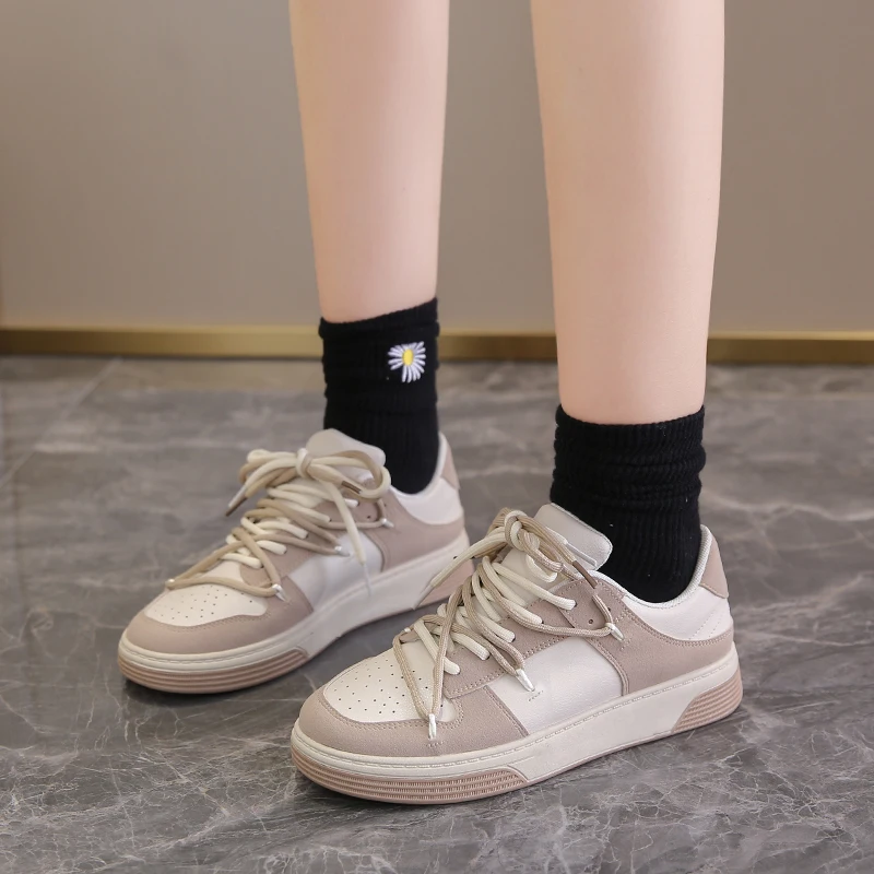 Кроссовки женские для скейтборда, дышащие, на шнуровке, низкие, розовые, бежевые, весна-осень
Кроссовки женские для скейтборда, дышащие, на шнуровке, низкие, розовые, бежевые, весна-осень