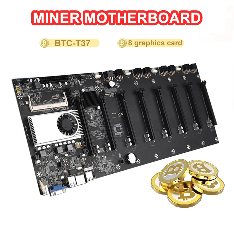 Mining Machine Motherboard CPU Group Bitcoin Crypto 8 Video Card Slots DDR3 Built-in Memory VGA Interface Low Power Consumption
Mining Machine Motherboard CPU Group Bitcoin Crypto 8 Video Card Slots DDR3 Built-in Memory VGA Interface Low Power Consumption
