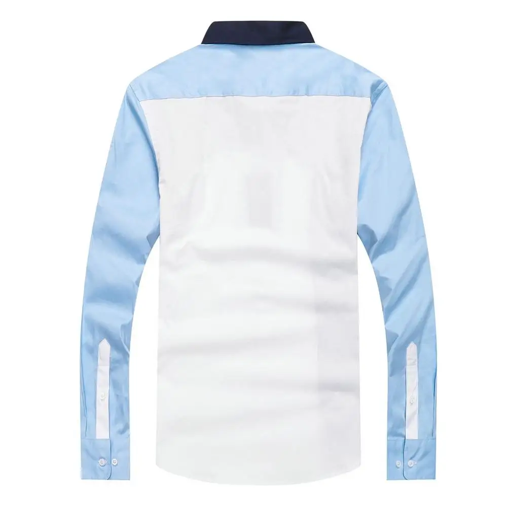 2020 Spring men brand clothing blouse casual business Patchwork shirt Embroidery harmont blaine blouses male shirts plus size
2020 Spring men brand clothing blouse casual business Patchwork shirt Embroidery harmont blaine blouses male shirts plus size