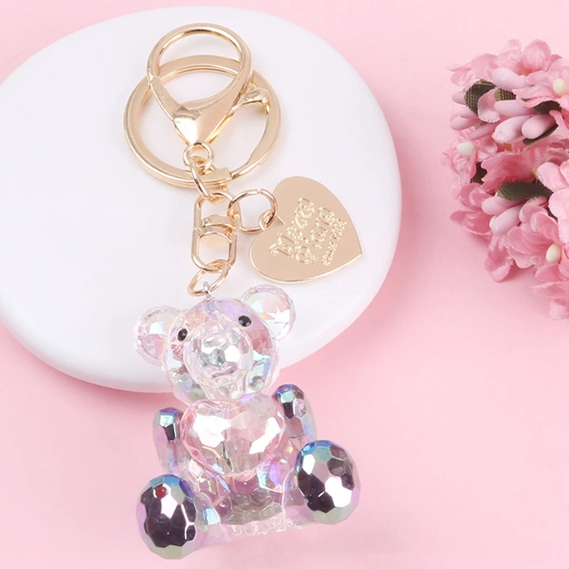 New Sparkling Mini Bear Keychain Ladies Bag Cute Bear Pendant Car Key Alloy Pendant Children's Jewelry Gift
New Sparkling Mini Bear Keychain Ladies Bag Cute Bear Pendant Car Key Alloy Pendant Children's Jewelry Gift