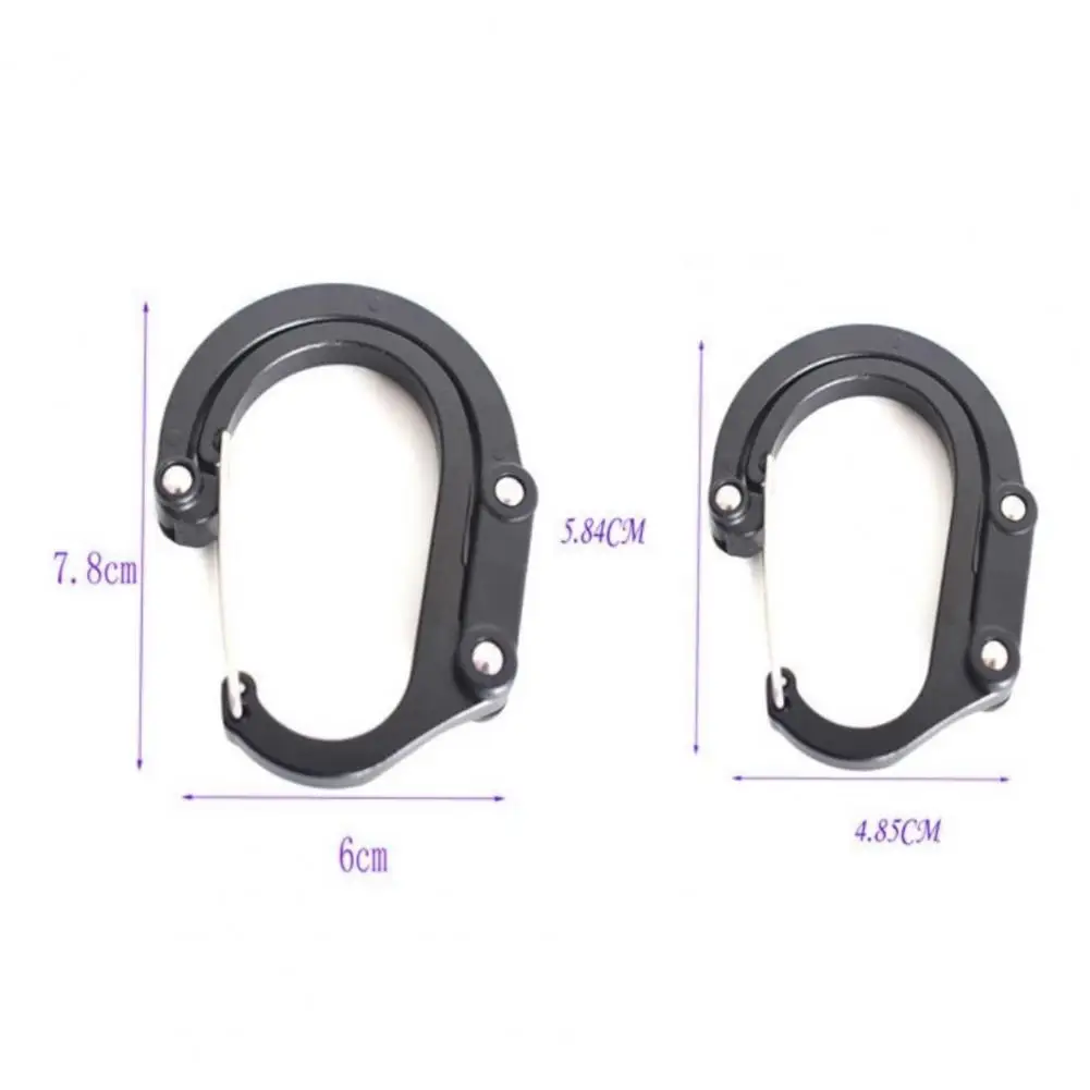 Aluminum Alloy Rotatable Foldable D Shaped Carabiner Outdoor Climbing Cycling Escape Rescue Hook Clip Buckle Safety Tools
Aluminum Alloy Rotatable Foldable D Shaped Carabiner Outdoor Climbing Cycling Escape Rescue Hook Clip Buckle Safety Tools