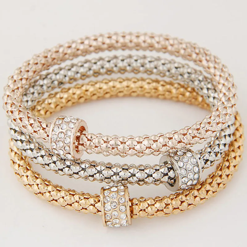 

YADA Fashion Geometric Elastic Popcorn Chain Bracelets&Bangles Charm For Women Friendship Bracelet Jewelry DIY Bracelet BT200390