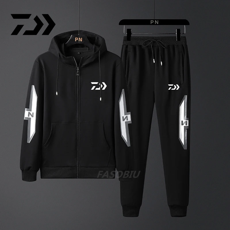 Daiwa Men's Autumn Winter Fishing Clothing Two-piece Fishing Suits Breathable Windproof Outdoor Sports Suit Fishing Set CozySuit
Daiwa Men's Autumn Winter Fishing Clothing Two-piece Fishing Suits Breathable Windproof Outdoor Sports Suit Fishing Set CozySuit