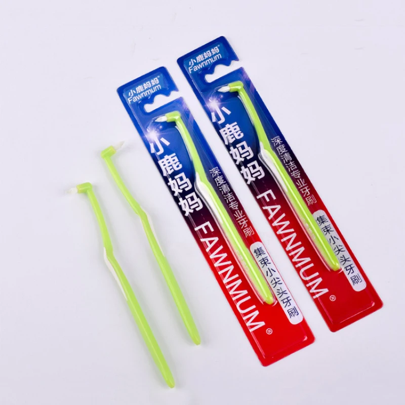 1PCS Orthodontic Toothbrush Small Pointed Soft Bristle Cleaning Interdental Brush Whitening Correction Teeth Oral Special Braces 
1PCS Orthodontic Toothbrush Small Pointed Soft Bristle Cleaning Interdental Brush Whitening Correction Teeth Oral Special Braces