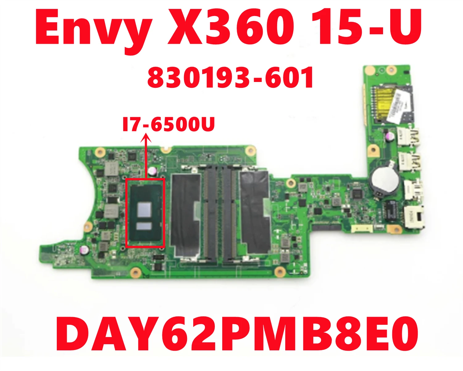 830193-601 830193-501 830193-001 для HP Envy X360 15-U 15-U499NR Материнская плата ноутбука DAY62PMB8E0 с