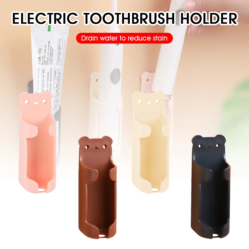 Electric Home Toothbrush Stand Wall Mounted Puch Free Cute Bear Toothbrush Holder Quick Drain Bathroom Organizer Accessories
Electric Home Toothbrush Stand Wall Mounted Puch Free Cute Bear Toothbrush Holder Quick Drain Bathroom Organizer Accessories