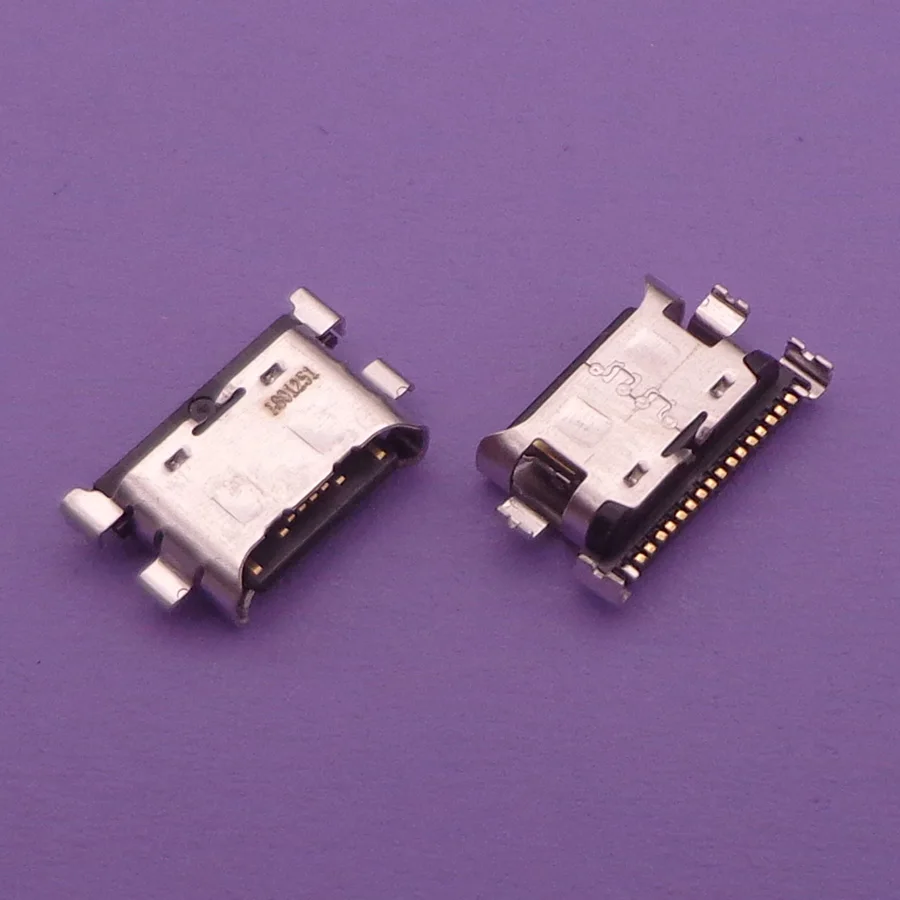 100 шт./лот разъем Micro USB для зарядки док станции Samsung Galaxy A21S A217F|Соединители| |