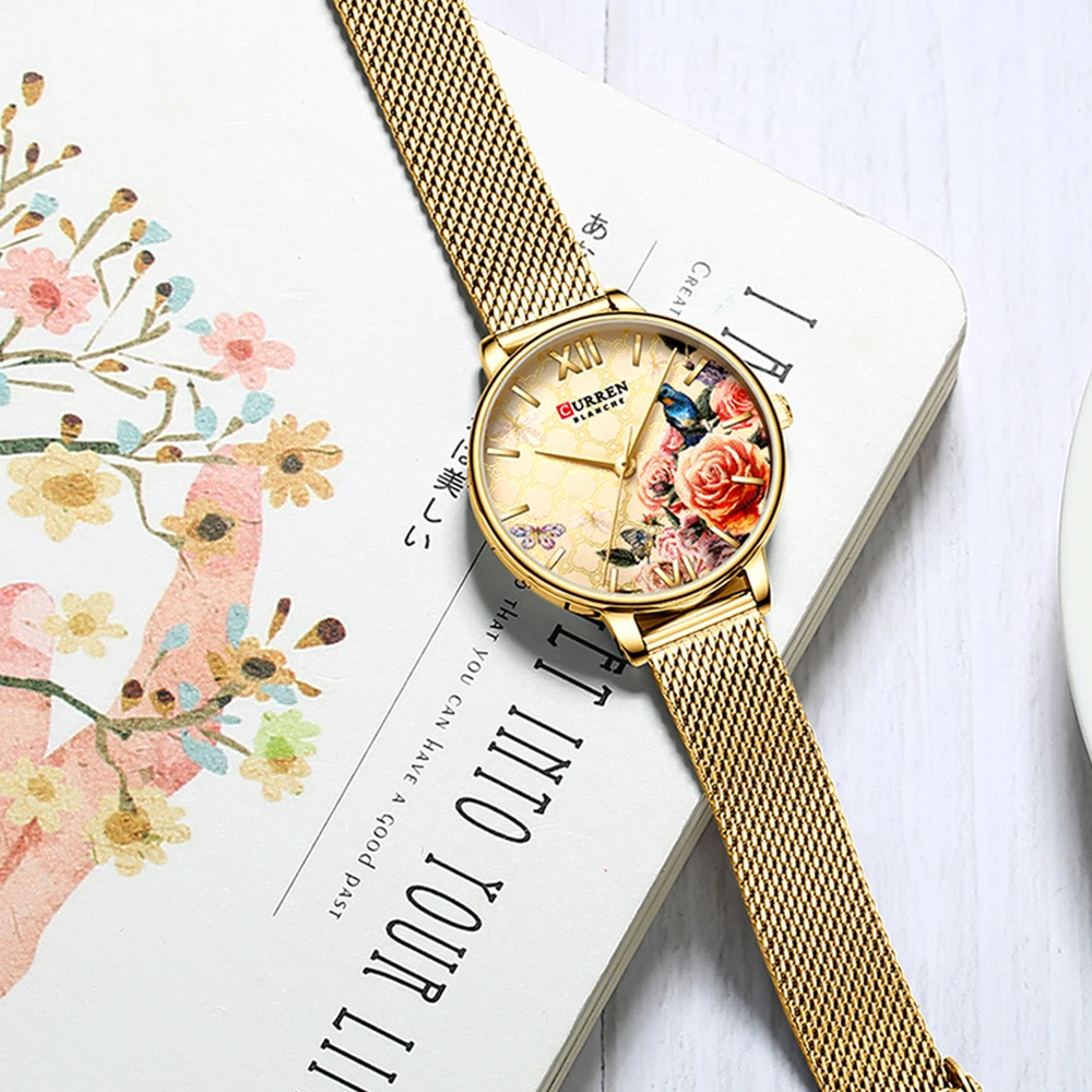 Ladies Watches CURREN New Fashion Design Women Watch Casual Elegant Woman Quartz Wristwatches with Stainless Steel Bracelet
Ladies Watches CURREN New Fashion Design Women Watch Casual Elegant Woman Quartz Wristwatches with Stainless Steel Bracelet