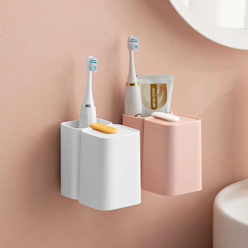 Magnetic suction mouthwash cup toothbrush cup wall mounted electric toothbrush toothpaste rack washing set necessary
Magnetic suction mouthwash cup toothbrush cup wall mounted electric toothbrush toothpaste rack washing set necessary