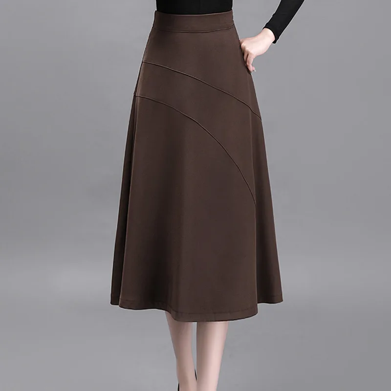 Office Lady Korean Fashion Elegant A-Line Women's Skirt 2021 Autumn Winter High Waist Midi Coffee Black Skirt Women M-3XL
Office Lady Korean Fashion Elegant A-Line Women's Skirt 2021 Autumn Winter High Waist Midi Coffee Black Skirt Women M-3XL
