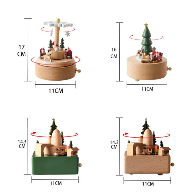 Christmas Tree Wooden Music Box Wood Crafts Retro Christmas Birthday Gift Vintage Home Decor Accessories Beech Wood Musical Box 
Christmas Tree Wooden Music Box Wood Crafts Retro Christmas Birthday Gift Vintage Home Decor Accessories Beech Wood Musical Box