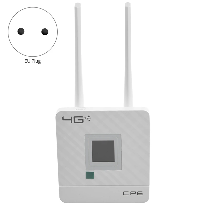 Wi-Fi-роутер 3G 4G LTE, разблокированный беспроводной роутер CPE с портом 150 Мбит/с, со слотом для сим-карты, порт WAN/LAN, вилка ЕС
Wi-Fi-роутер 3G 4G LTE, разблокированный беспроводной роутер CPE с портом 150 Мбит/с, со слотом для сим-карты, порт WAN/LAN, вилка ЕС