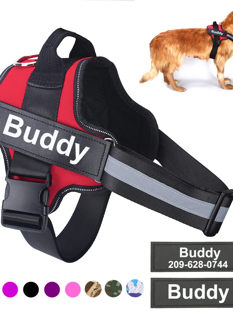 2021Personalized Dog Harness NO PULL Reflective Breathable Adjustable Pet Harness for Small Large Dog Harness Vest with Custom
2021Personalized Dog Harness NO PULL Reflective Breathable Adjustable Pet Harness for Small Large Dog Harness Vest with Custom