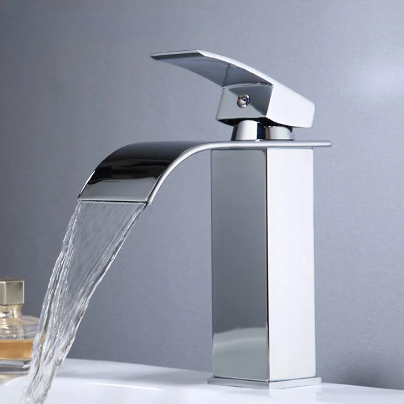 TAICUTE Waterfall Mixer Tap Single Handle Hole Sink Faucets Hot Cold Water Tap Bathroom Accessories Washbasin Faucet, Black
TAICUTE Waterfall Mixer Tap Single Handle Hole Sink Faucets Hot Cold Water Tap Bathroom Accessories Washbasin Faucet, Black