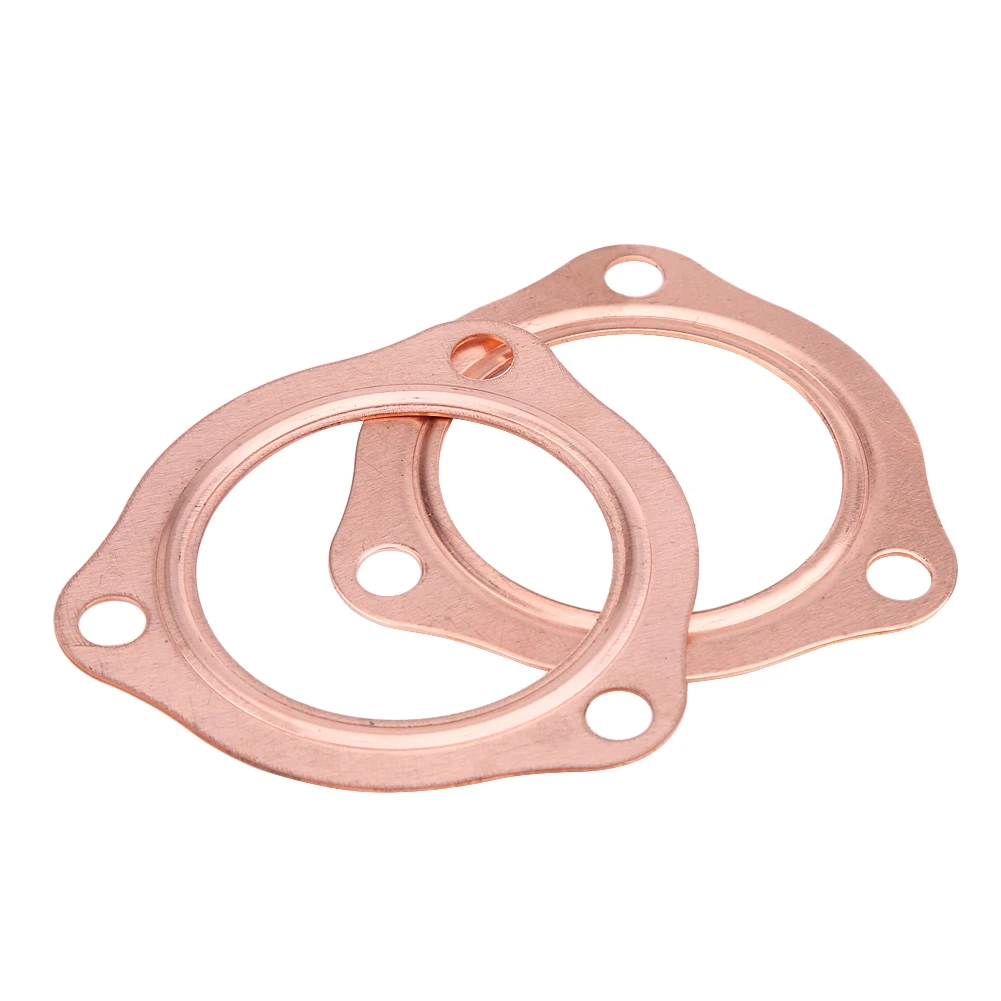 2pcs 2.5inch Copper Header Exhaust Collector Gaskets Reusable for SBC BBC 302 350 454
2pcs 2.5inch Copper Header Exhaust Collector Gaskets Reusable for SBC BBC 302 350 454
