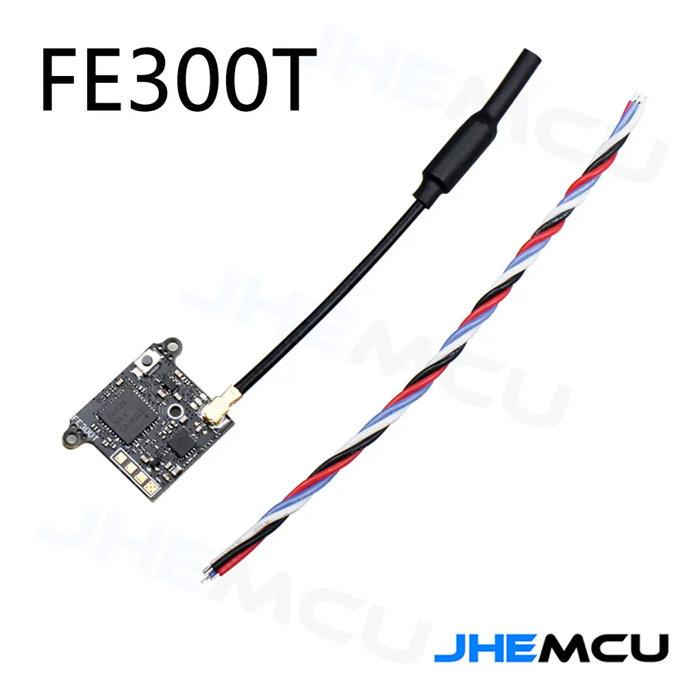 

JHEMCU FE300T 5.8G 40CH PitMode 25mW 50mW 100mW 200mW 300mW Adjustable Video Transmitter VTX 16.5X16.5mm for FPV Drones