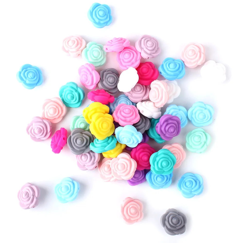 10Pcs Silicone Beads Food Grade Teething DIY Baby Necklace Pendant Oral Care Toys Pacifier Accessories |