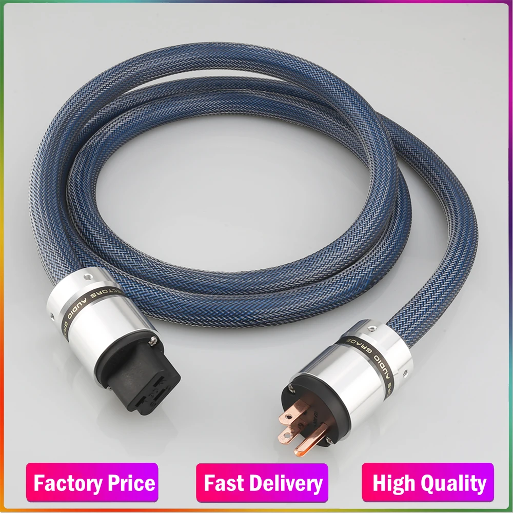 HI-End Audiocrast P111+DW15 HIFI C19 Power Cable Silver Plated Power Cord US Pure Copper Power Plug 20A C19 IEC Female
HI-End Audiocrast P111+DW15 HIFI C19 Power Cable Silver Plated Power Cord US Pure Copper Power Plug 20A C19 IEC Female