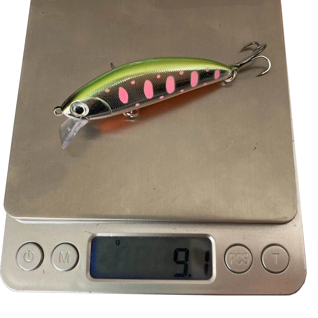 

SWOLFY New Fishing Lure 60mm/9g Sinking Minnow Wobbler Hard Lure Bass Pike peche isca artificial Bait Tackle