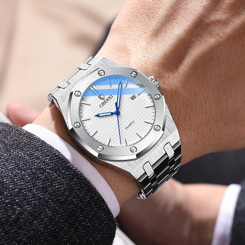 CHENXI Лучший бренд часы мужские 2022 Роскошь Мужские спортивные Дата Кварцевые