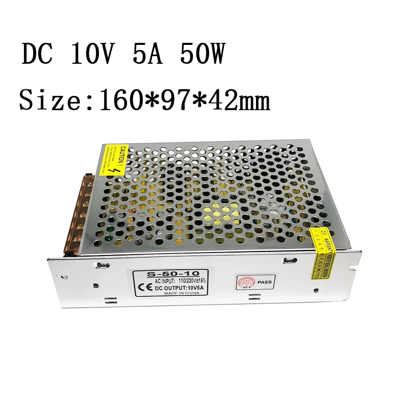 10V 5A 50W Драйвер импульсного источника питания для светодиодной ленты и CCTV AC 110/220V вход в DC 10V 5A светодиодный трансформатор
10V 5A 50W Драйвер импульсного источника питания для светодиодной ленты и CCTV AC 110/220V вход в DC 10V 5A светодиодный трансформатор